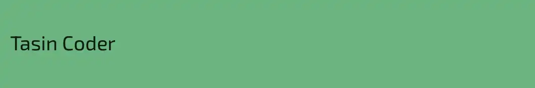 Tasin Coder